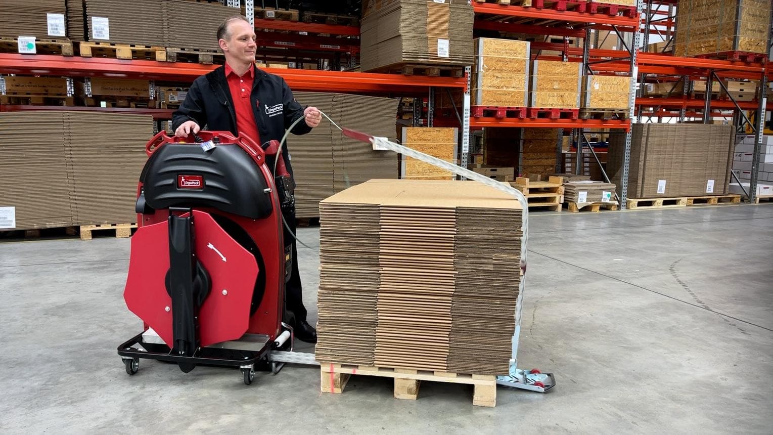 ErgoPack pallet Strapping Machine: An Innovative Solution for Efficient Pallet Strapping