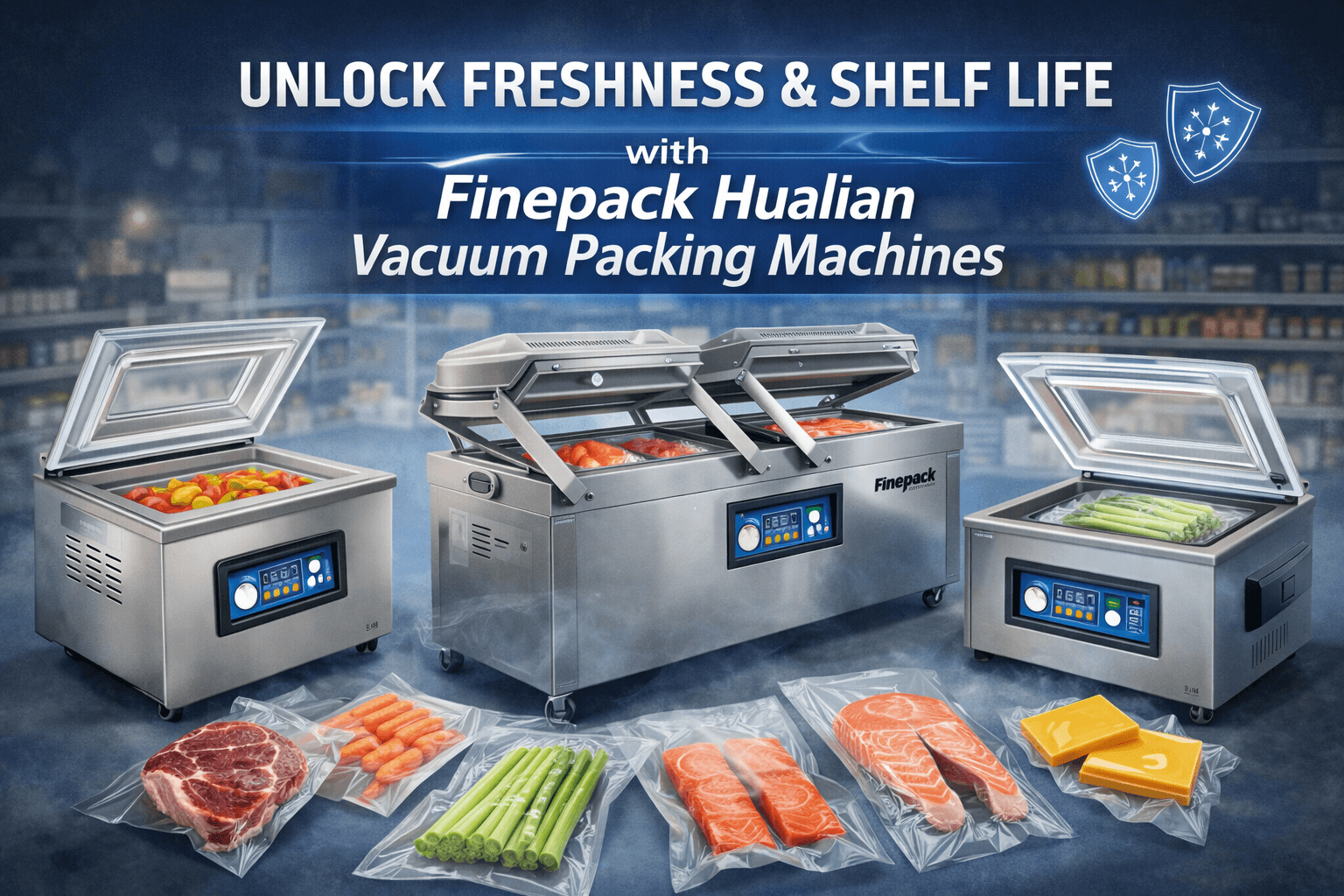 Unlock Freshness & Shelf Life with Finepack Hualian Vacuum Packing Machines