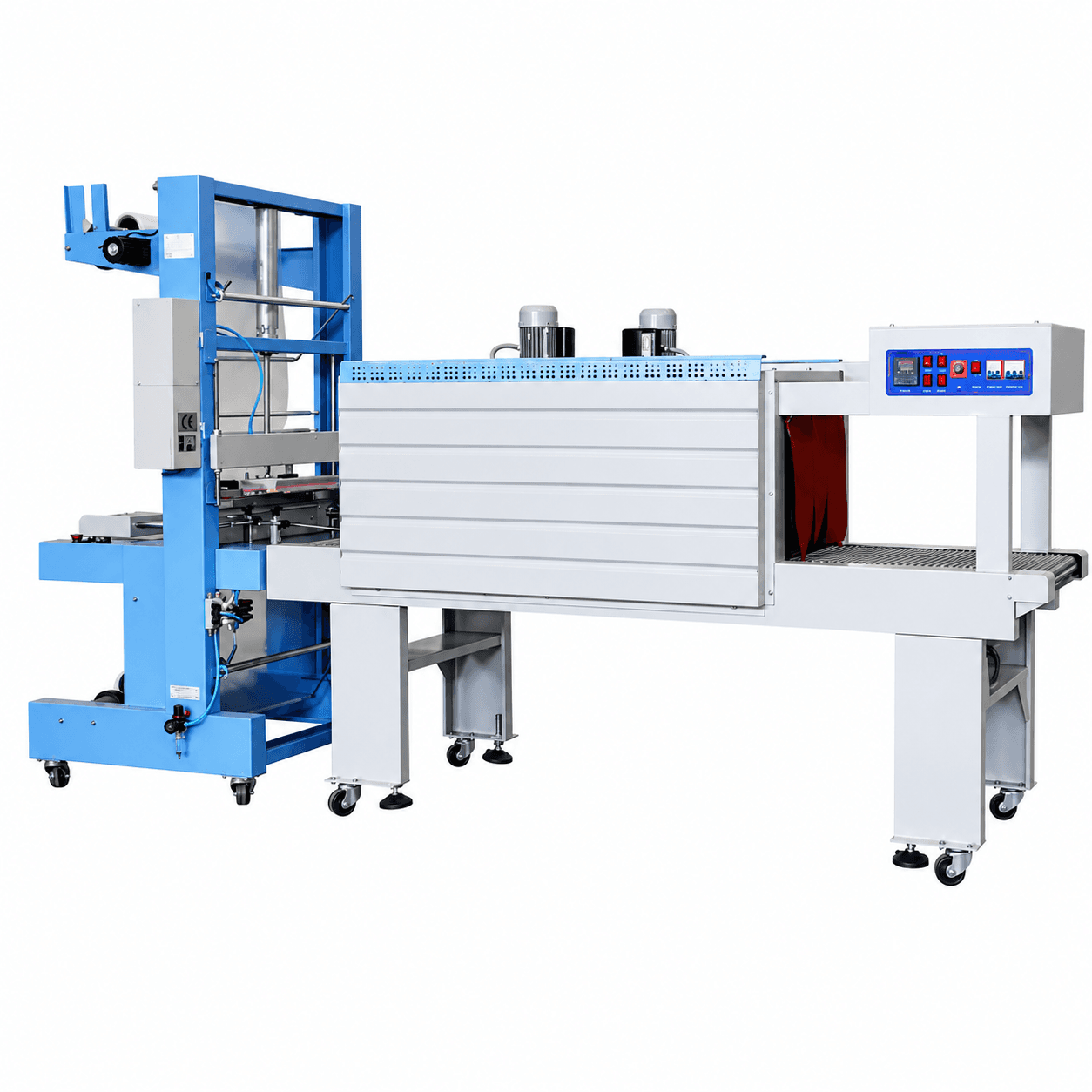 FPWS 6540SA + SW 5540M Sleeve Sealing & Shrink Packing Machine Semi Automatic