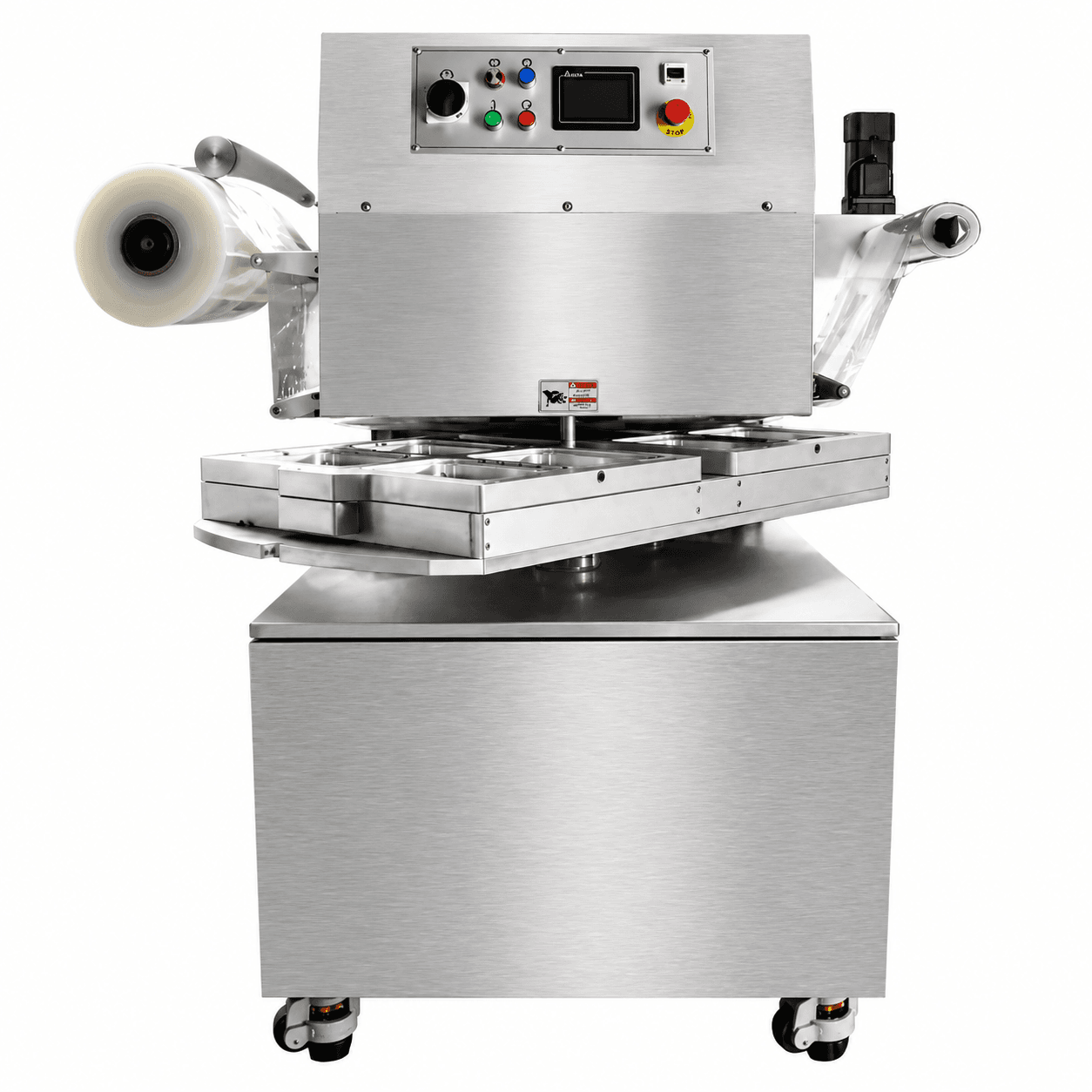 Rotary Tray Vacuum Sealer Modified Atmosphere Skin Packaging Machine