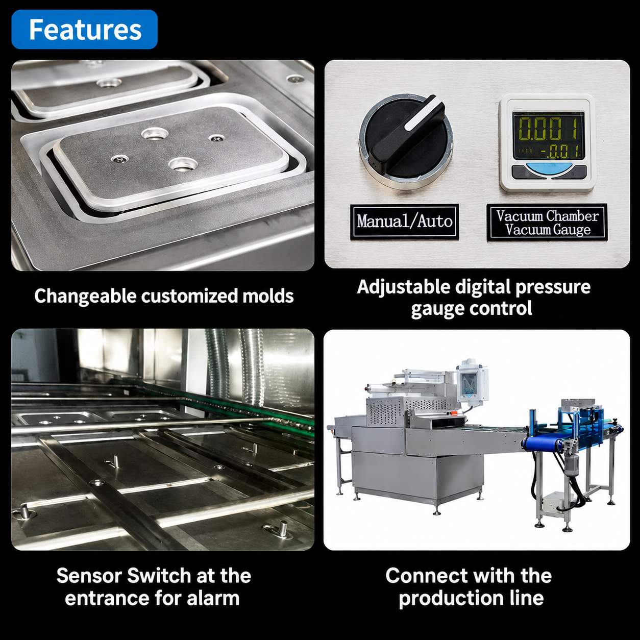 Automatic Modified Atmosphere Tray Sealer Packaging Machine - Image 4